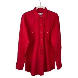 H Bar C Vintage Pearl Snap Western Shirt